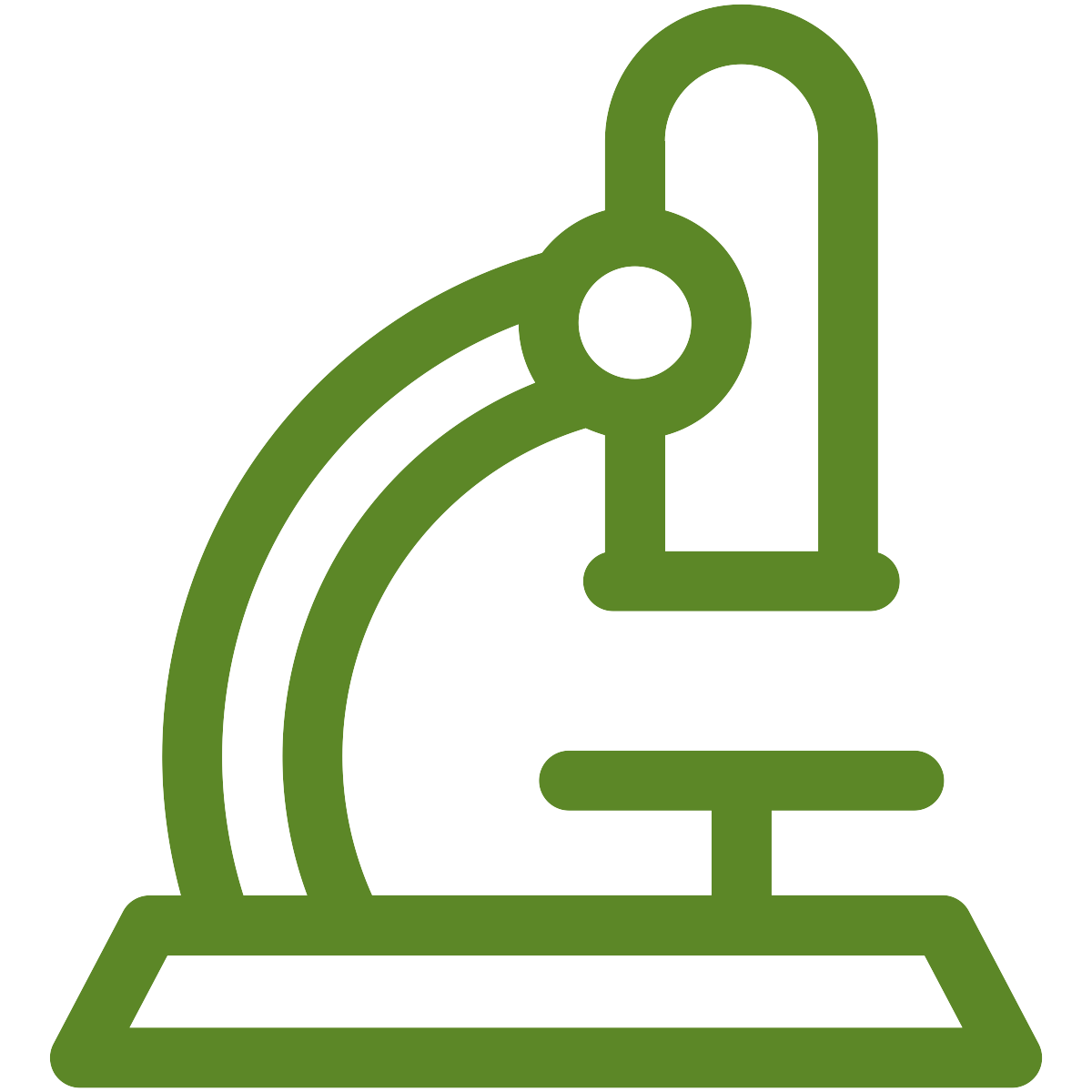 green microscope icon